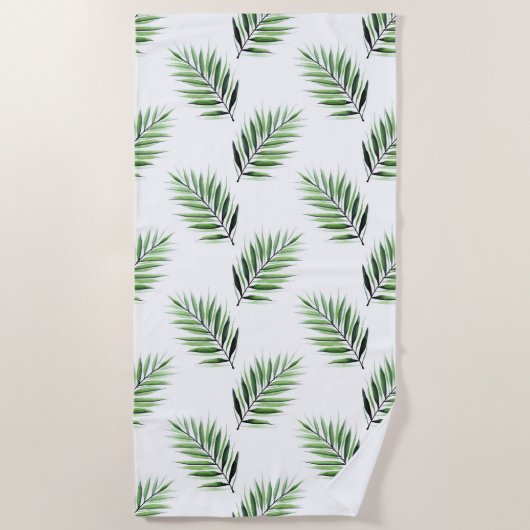 Palm-Muster Strandtuch (Vorderseite)