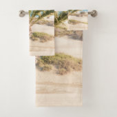 Palm Ocean Beach Dream #1 #travel #wall #art Badhandtuch Set (Insitu)