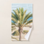 Palm Ocean Beach Dream #1 #travel #wall #art Badhandtuch Set (Handtuch)