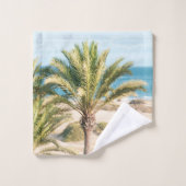 Palm Ocean Beach Dream #1 #travel #wall #art Badhandtuch Set (Waschlappen)