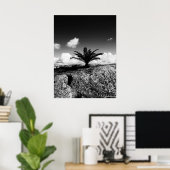 "Palm on Rock" JTG Art Poster (Heimbüro)