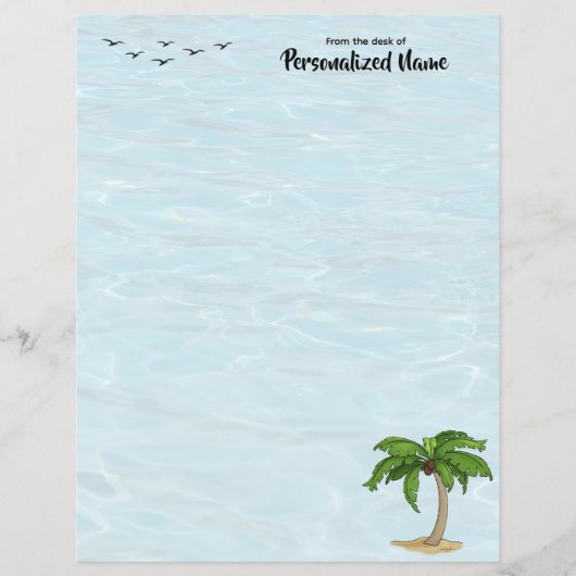 Palm-Papierblatt behalten (Vorderseite)