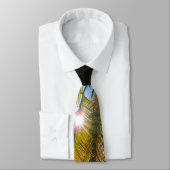 Palm Paradise Blue Sky Sunshine Krawatte (Gebunden)