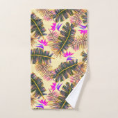 Palm Paradise Gelb Badhandtuch Set (Handtuch)