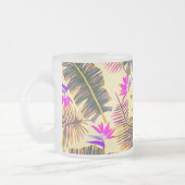 Palm Paradise Gelb Mattglastasse (Links)