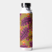 Palm Paradise Gelb Orange Trinkflasche (Links)
