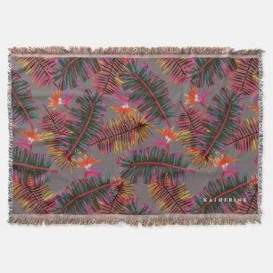 Palm Paradise Grau Decke
