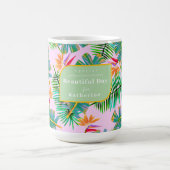 Palm Paradise Pink Kaffeetasse (Mittel)