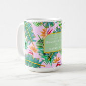 Palm Paradise Pink Kaffeetasse (Vorderseite Links)