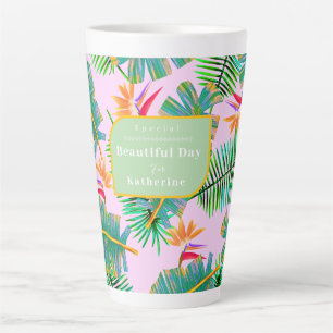 Palm Paradise Pink Milchtasse