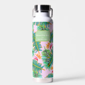 Palm Paradise Pink Trinkflasche (Vorne)
