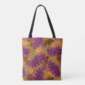 Palm Paradise Senf Tasche (Rückseite)