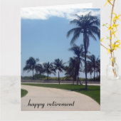 Palm Pensionspfad groß Karte (Gelbe Blume)