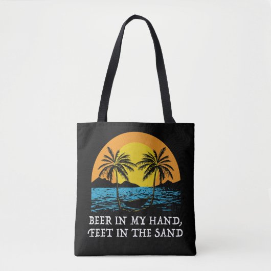 Palm & Pilsner Escape Tasche (Vorderseite)
