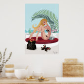 Palm Poster Large (Küche)