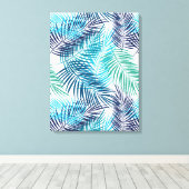 Palm Print Leinwand Art (Insitu (Holzboden))
