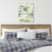 Palm Print Leinwand Art (Insitu (Schlafzimmer))