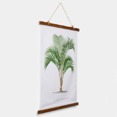 Palm Print -Pieter Joseph de Pannemaeker 1832-1904 Wandteppich Mit Holzrahmen (Gewinkelt)