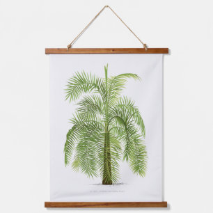 Palm Print -Pieter Joseph de Pannemaeker 1832-1904 Wandteppich Mit Holzrahmen