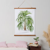 Palm Print -Pieter Joseph de Pannemaeker 1832-1904 Wandteppich Mit Holzrahmen (Schlafzimmer)