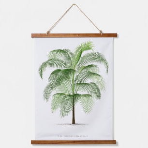 Palm Print -Pieter Joseph de Pannemaeker 1832-1904 Wandteppich Mit Holzrahmen