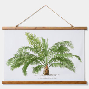 Palm Print -Pieter Joseph de Pannemaeker 1832-1904 Wandteppich Mit Holzrahmen