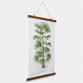 Palm Print -Pieter Joseph de Pannemaeker 1832-1904 Wandteppich Mit Holzrahmen (Gewinkelt)