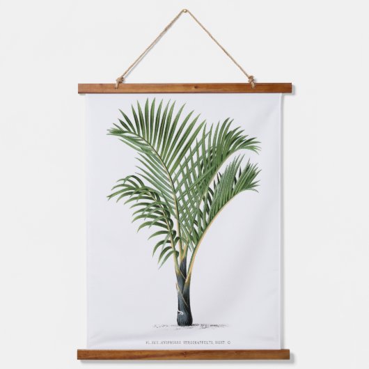 Palm Print -Pieter Joseph de Pannemaeker 1832-1904 Wandteppich Mit Holzrahmen (Vorderseite)