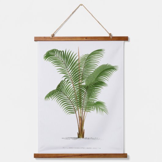 Palm Print -Pieter Joseph de Pannemaeker 1832-1904 Wandteppich Mit Holzrahmen (Vorderseite)