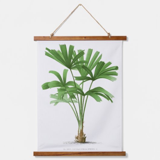 Palm Print -Pieter Joseph de Pannemaeker 1832-1904 Wandteppich Mit Holzrahmen (Vorderseite)