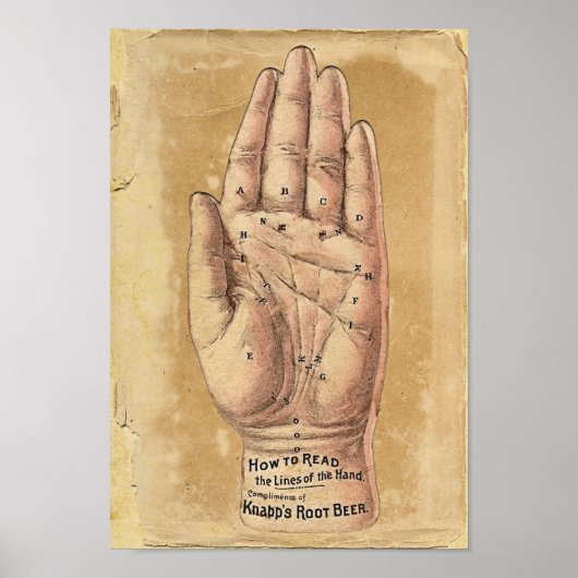 Palm Reading Poster (Vorne)