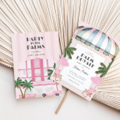 Palm Royale Babydusche Einladung