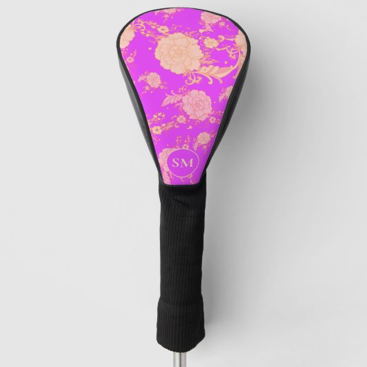 Palm Royale Floral Golf Headcover (Vorderseite)