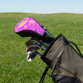 Palm Royale Floral Golf Headcover (In SItu)