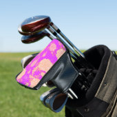 Palm Royale Floral Golf Headcover (In Situ)