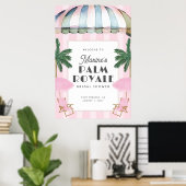 Palm Royale Party-Schild Poster (Heimbüro)