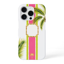 Palm Royale Personalisierte Monogramm iPhone-Hülle