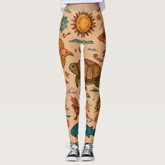 Palm & Sand Leggings Geschenk