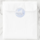 Palm Scene neue Adresse Runder Aufkleber (Tasche)