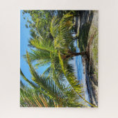 Palm-Shaded Path Along Amatique Bay Puzzle (Vertikal)