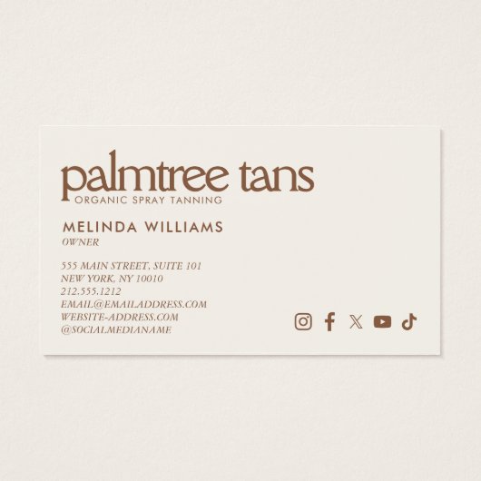 Palm Shadow Tanning Salon, Boutique, Wellness-Cent (Rückseite)