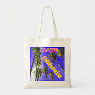 "Palm Sky: I LIEBE California 1" Beutel Tragetasche