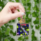 "Palm Sky: I LIEBE Los Angeles 3" Schlüsselanhänge Schlüsselanhänger (Hand)