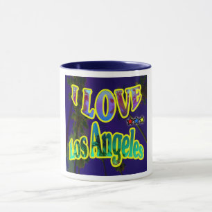 "Palm Sky: I LIEBE Los Angeles 4" Cup Tasse