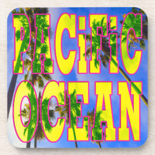 "Palm Sky: Pacific Ocean Untersetzer" Untersetzer