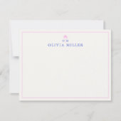 Palm, Social Club aesthetic, note card Einladung (Vorderseite)