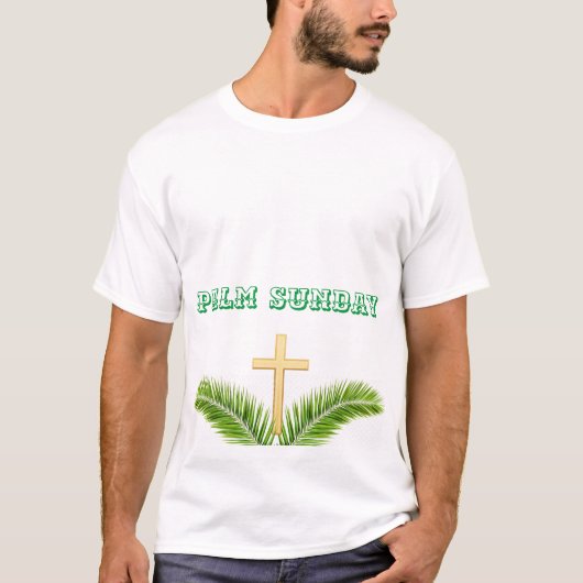 Palm Sonntag Design T - Shirt (Vorderseite)