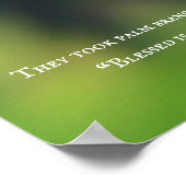 Palm Sonntag in Green Poster (Ecke)