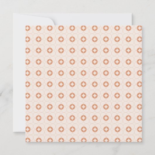 Palm Spring Retro Hochzeit (Rückseite)