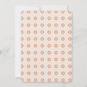 Palm Spring Retro Hochzeit Retro speichern Das Dat Einladung (Rückseite)